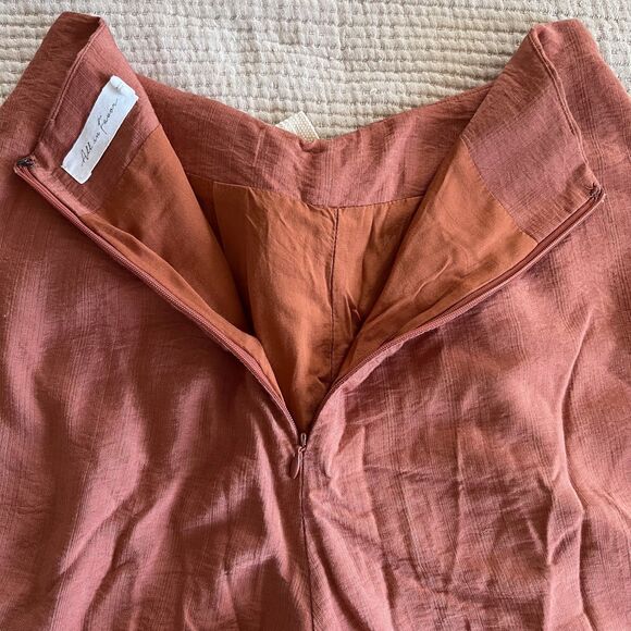 All in Favor Shorts Womens XS High Rise Paperbag Tie Waist Pockets Minimalist - Picture 5 of 13